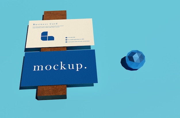 Mockup Business card template