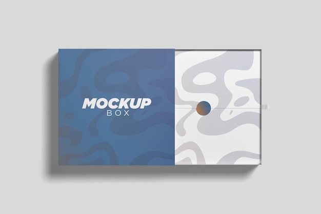 PSD mockup elegant gift box modern for marketing