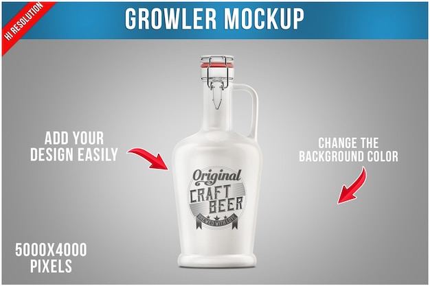 Mockup Growler