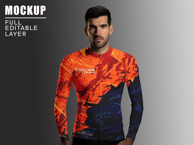 PSD mockup jersey sport full editable