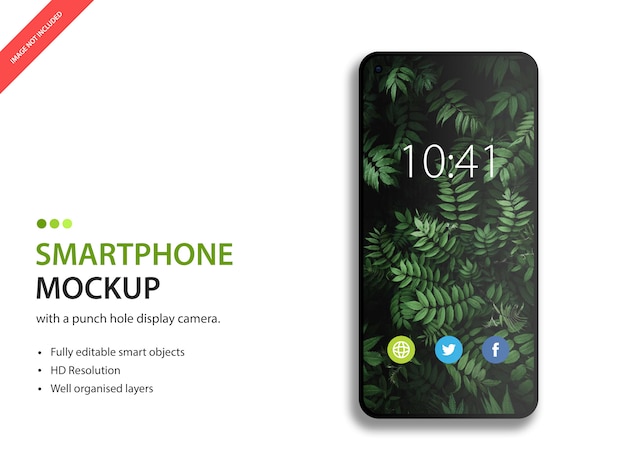 Mockup of Smartphone Display