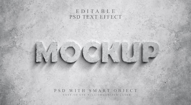 mockup text effect