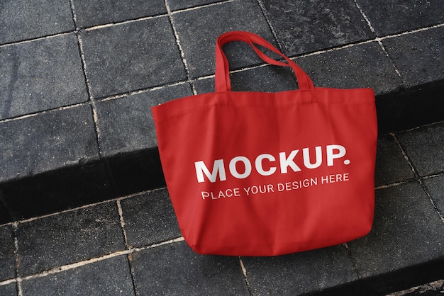 Mockup tote bag ec