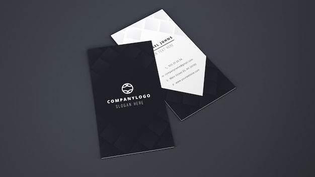 Mockup of two business cards