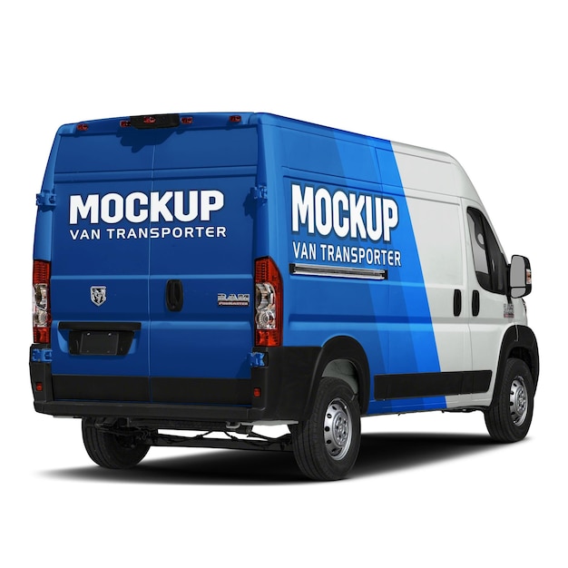 Mockup Van Promaster Perspective View