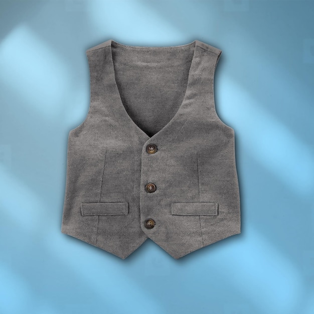 Mockup Vest Clothes Kids Set