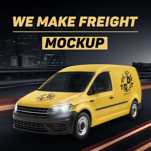 Mockup we make freight 