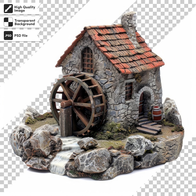 a model of a house made by a wheel with a wheel and wheel