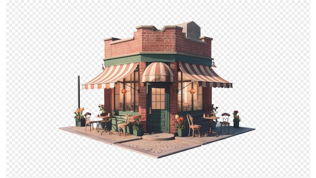 a model of a restaurant called the model