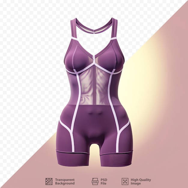 a model of a swimsuit with a design on the front.