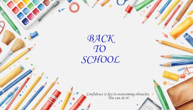 Modern Back to School background