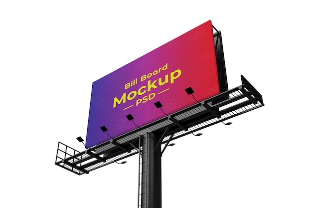 Modern billboard mockup