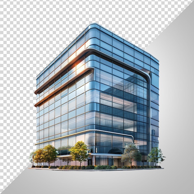 PSD modern business building png