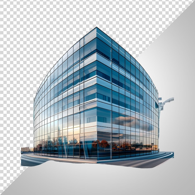 PSD modern business building png