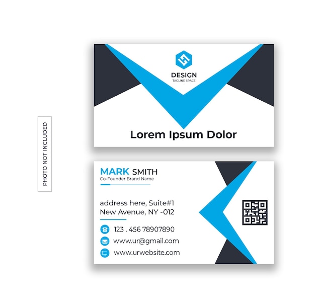 Modern business card design template