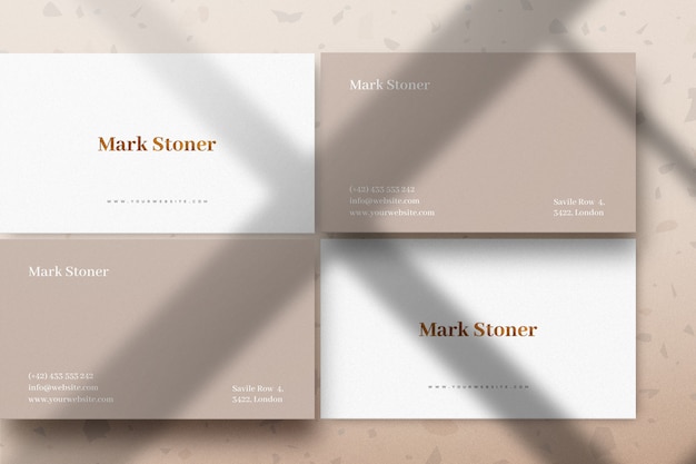 Modern Business Card Mockup