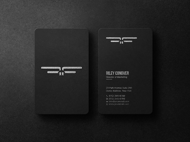 Modern business card mockup