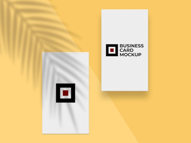 Modern business card mockup