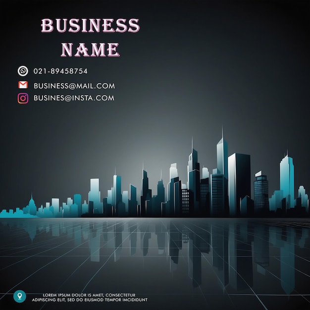 Modern business card template