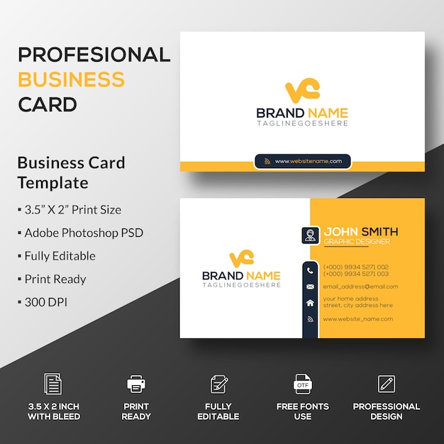 Modern Business Card  Template