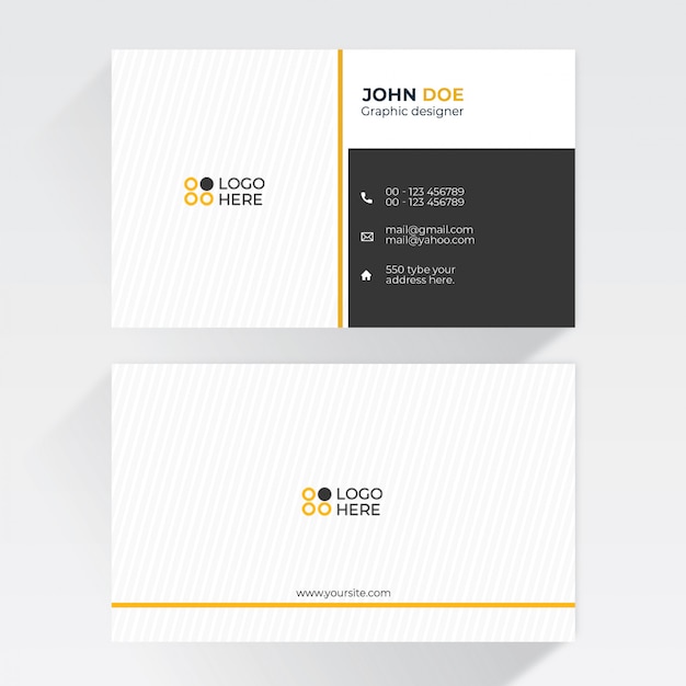 Modern business card template