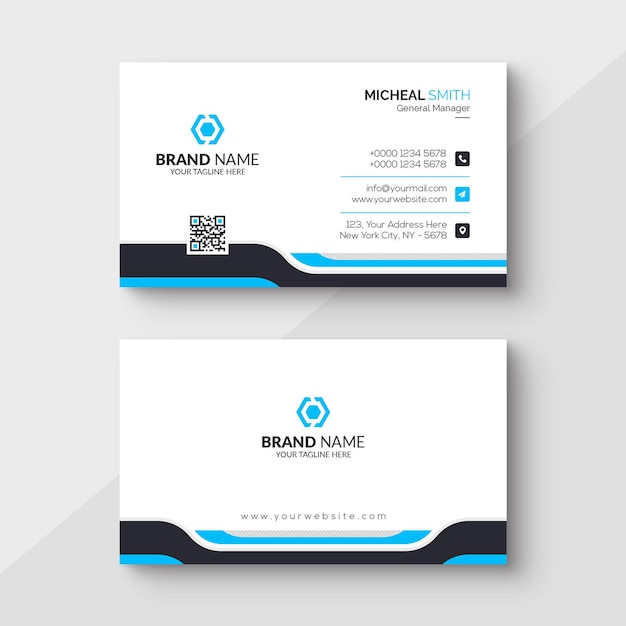 Modern business card template