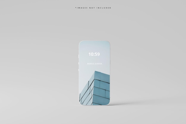 Modern Concept Smart Phone Screen Mockup