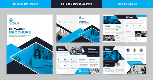 Modern corporate profile template for business presentation