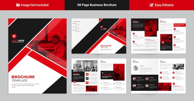 Modern corporate profile template for business presentation