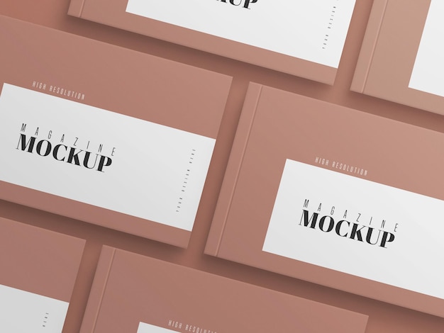 Modern Couple of  Magazine Mockup