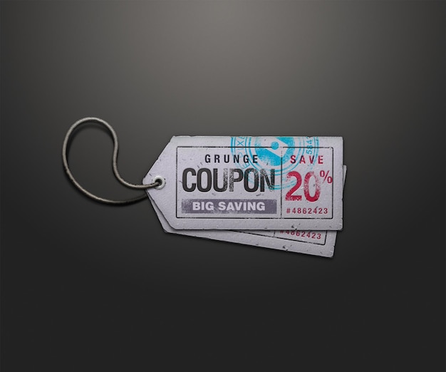 Modern coupon template