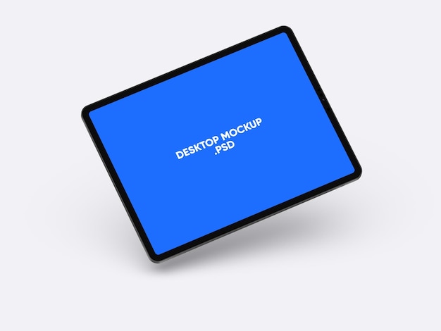 Modern Digital Tablet mockup with Alpha Background