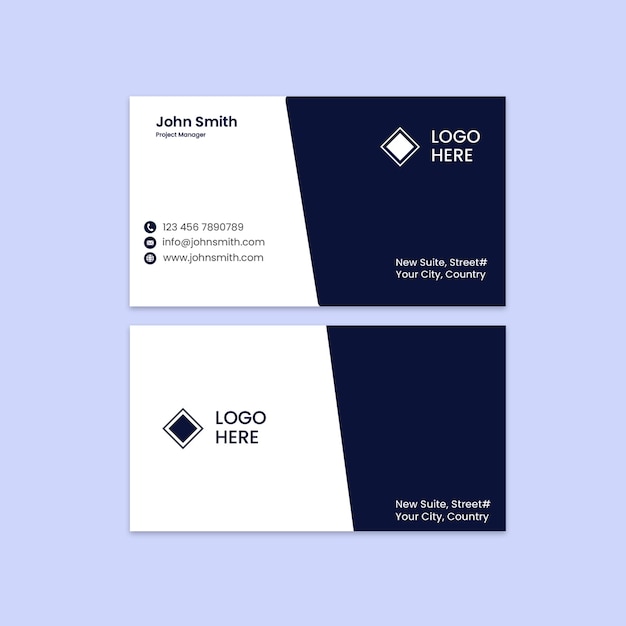 PSD modern and elegant business card design