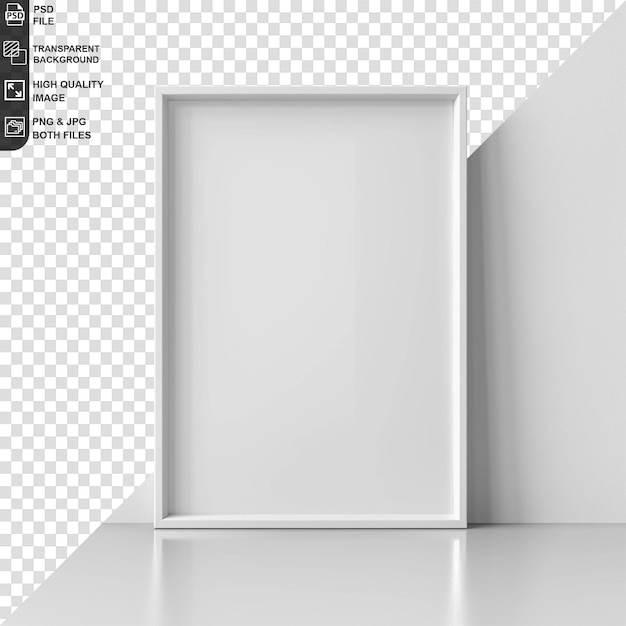 Modern frame isolated on transparent background