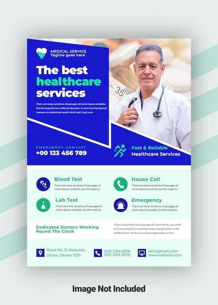 Modern Healthcare Flyer Design Template