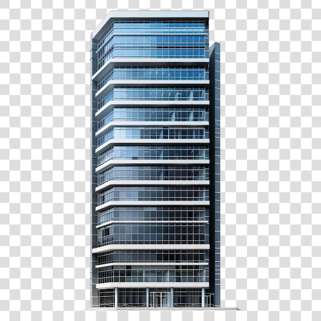 PSD modern highrise office building