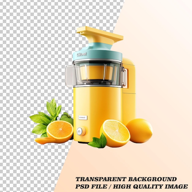 PSD modern juicer isolated on transparent background psd file