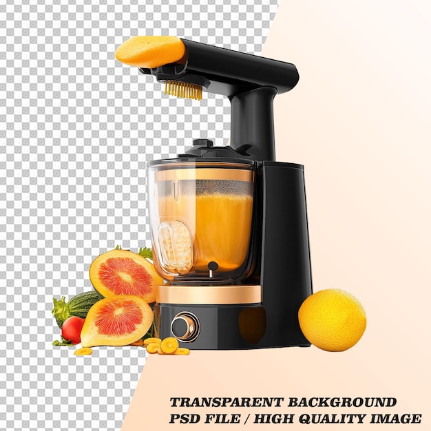 PSD modern juicer isolated on transparent background psd file