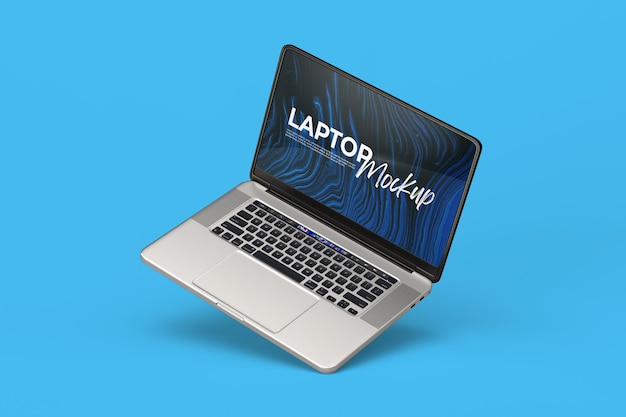 Modern Laptop Screen Display Mockup