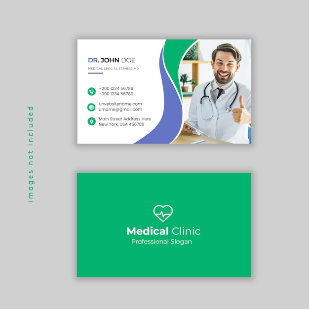 Modern Medical business card template