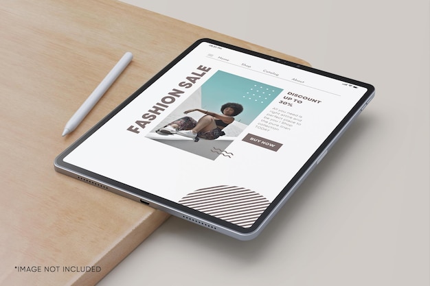 Modern and minimal tablet mockup premium psd