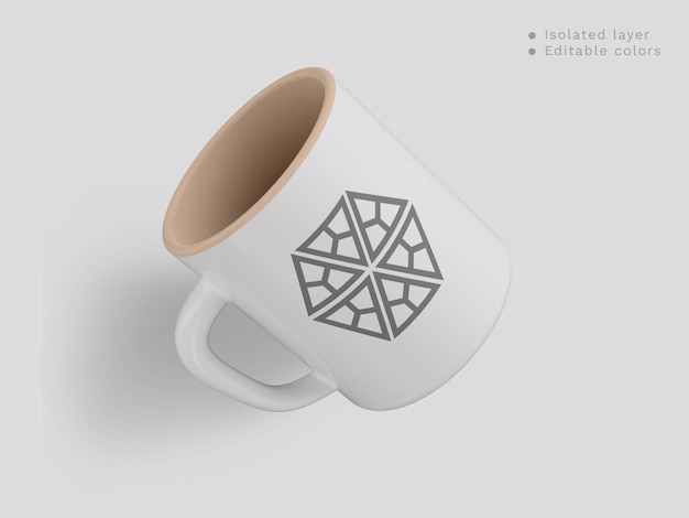 Modern mug mockup