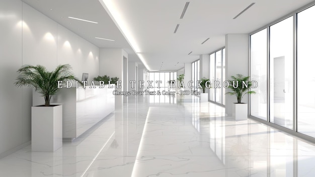 Modern Office Reception Area