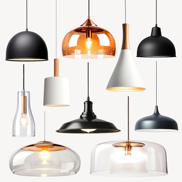 PSD modern pendant light fixtures collection