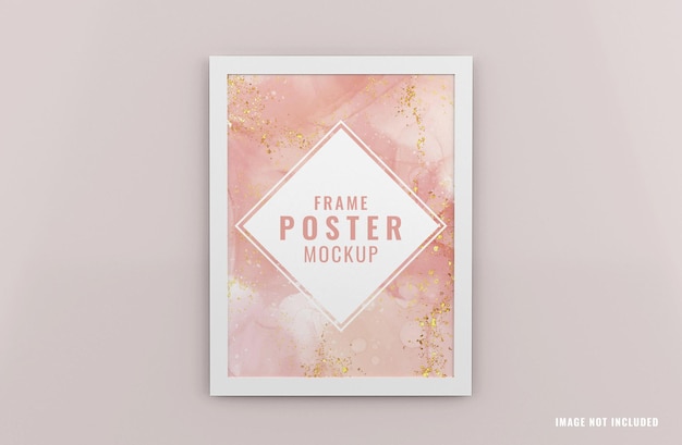 modern picture frame poster mockup template