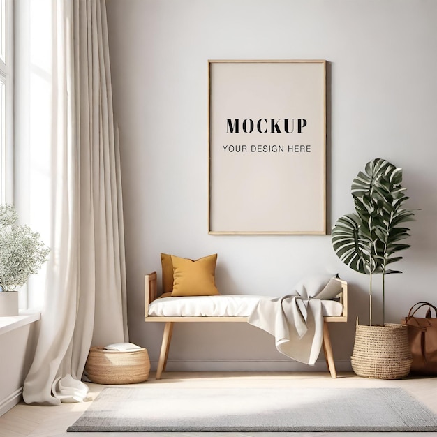 Modern Poster Print Mockup