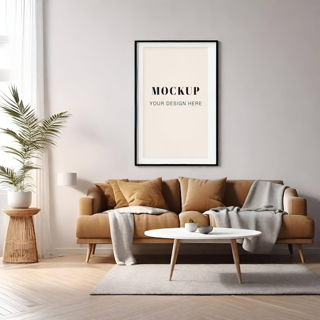 Modern Poster Print Mockup