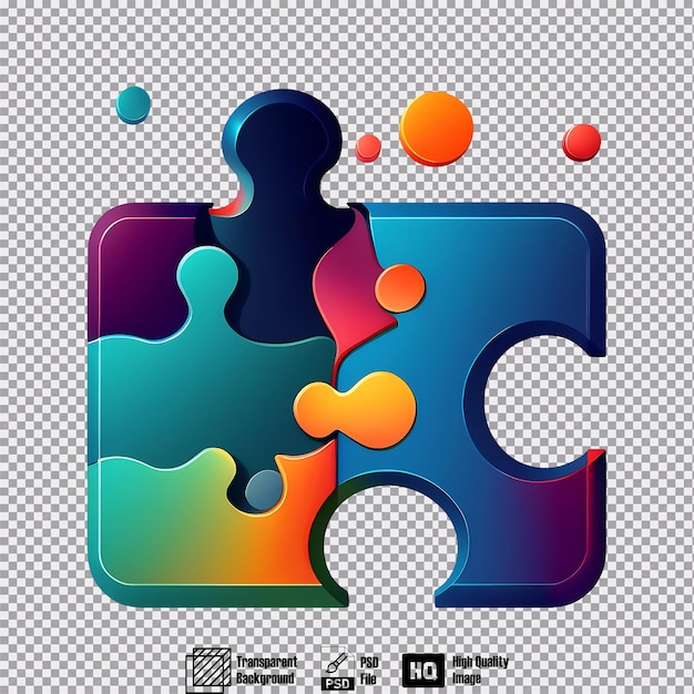 PSD modern puzzle artwork