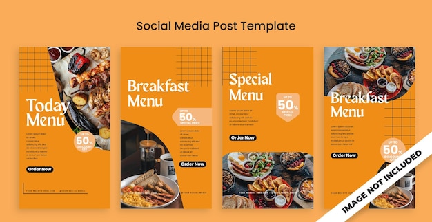 Modern Restaurant Instagram Story Template