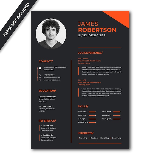 Modern Resume Or CV Template